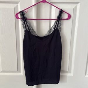 NWT Express Silk cami with lace straps. XS